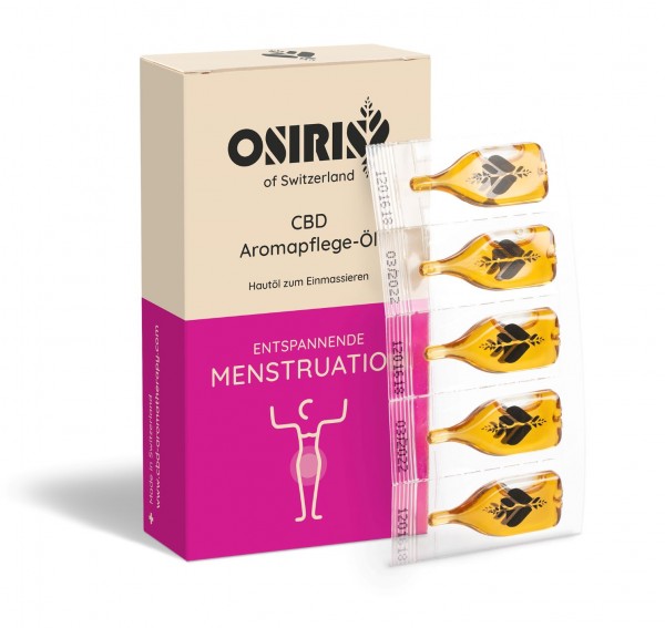 OSIRIS CBD Aromapflegeöl - Entspannende Menstruation